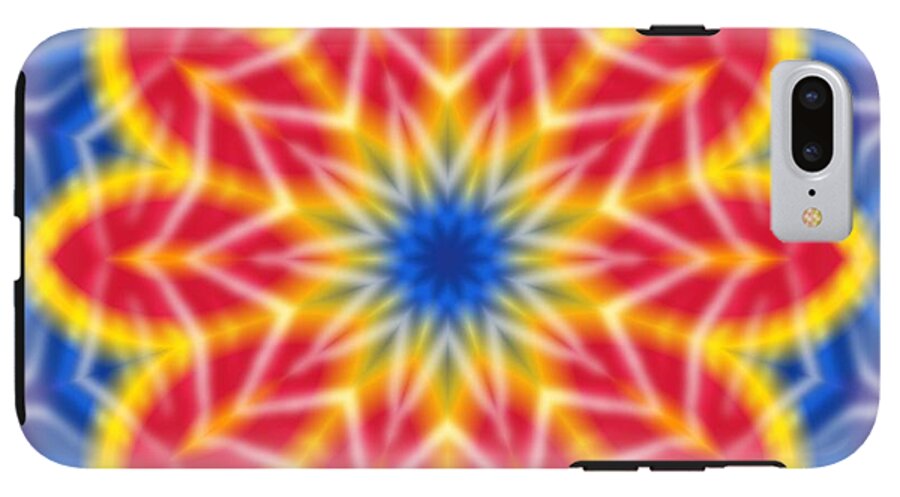 Flower Tie Dye Kaleidoscope - Phone Case