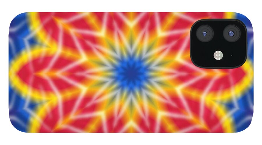 Flower Tie Dye Kaleidoscope - Phone Case