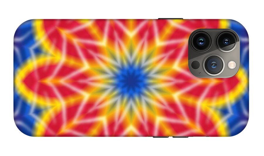 Flower Tie Dye Kaleidoscope - Phone Case