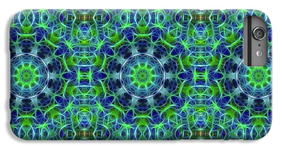 Green and Blue Kaleidoscope - Phone Case