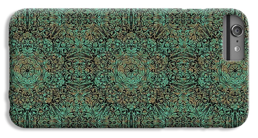 Green Copper Flower Kaleidoscope - Phone Case