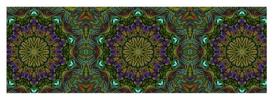 Green Kaleidoscope - Yoga Mat