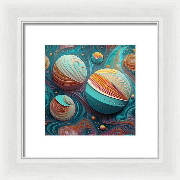 Gumball Planets - Framed Print