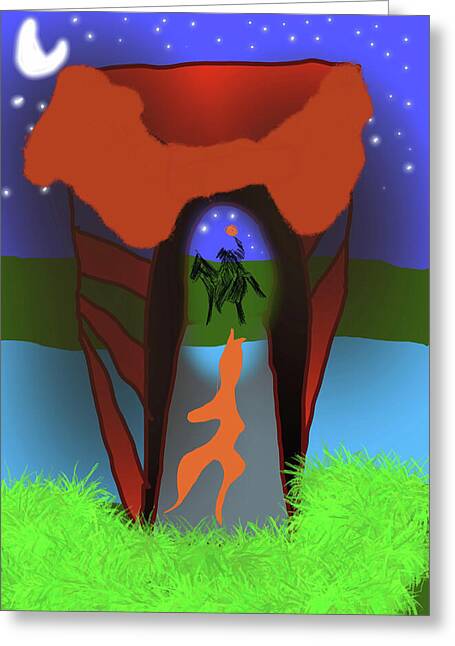 Headless Horseman - Greeting Card