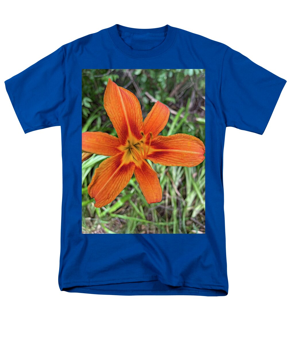 Late June Tiger Lily - Men's T-Shirt (Regular Fit)