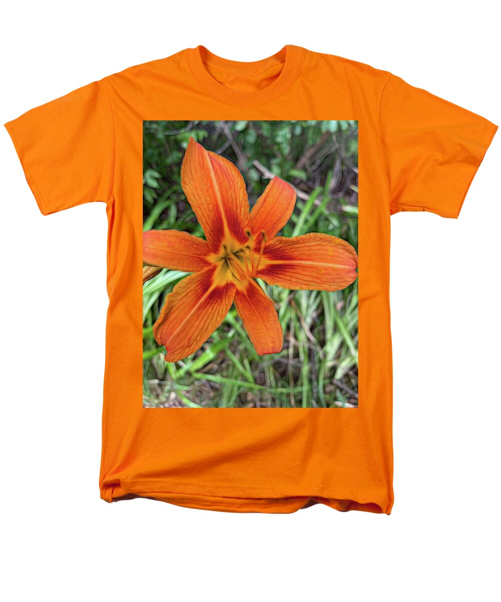 Late June Tiger Lily - Men's T-Shirt (Regular Fit)