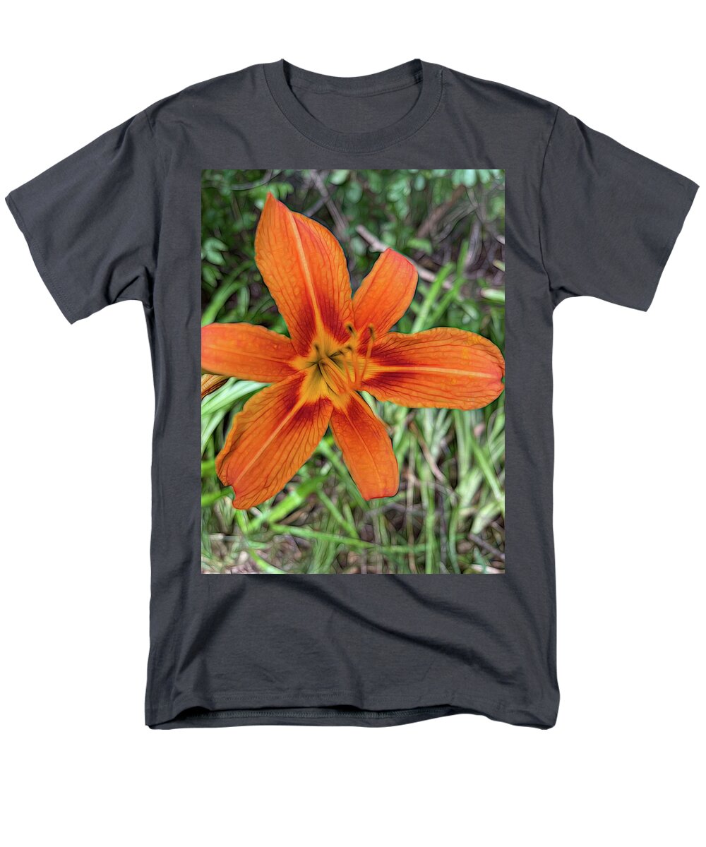 Late June Tiger Lily - Men's T-Shirt (Regular Fit)