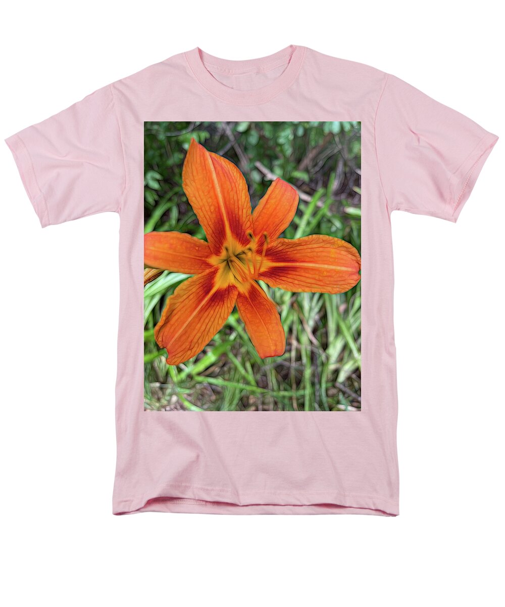Late June Tiger Lily - Men's T-Shirt (Regular Fit)
