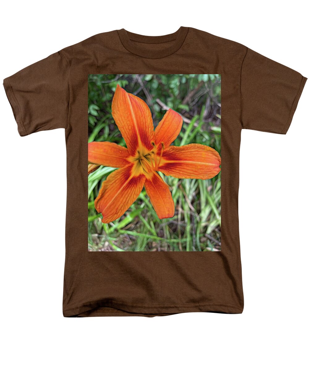 Late June Tiger Lily - Men's T-Shirt (Regular Fit)
