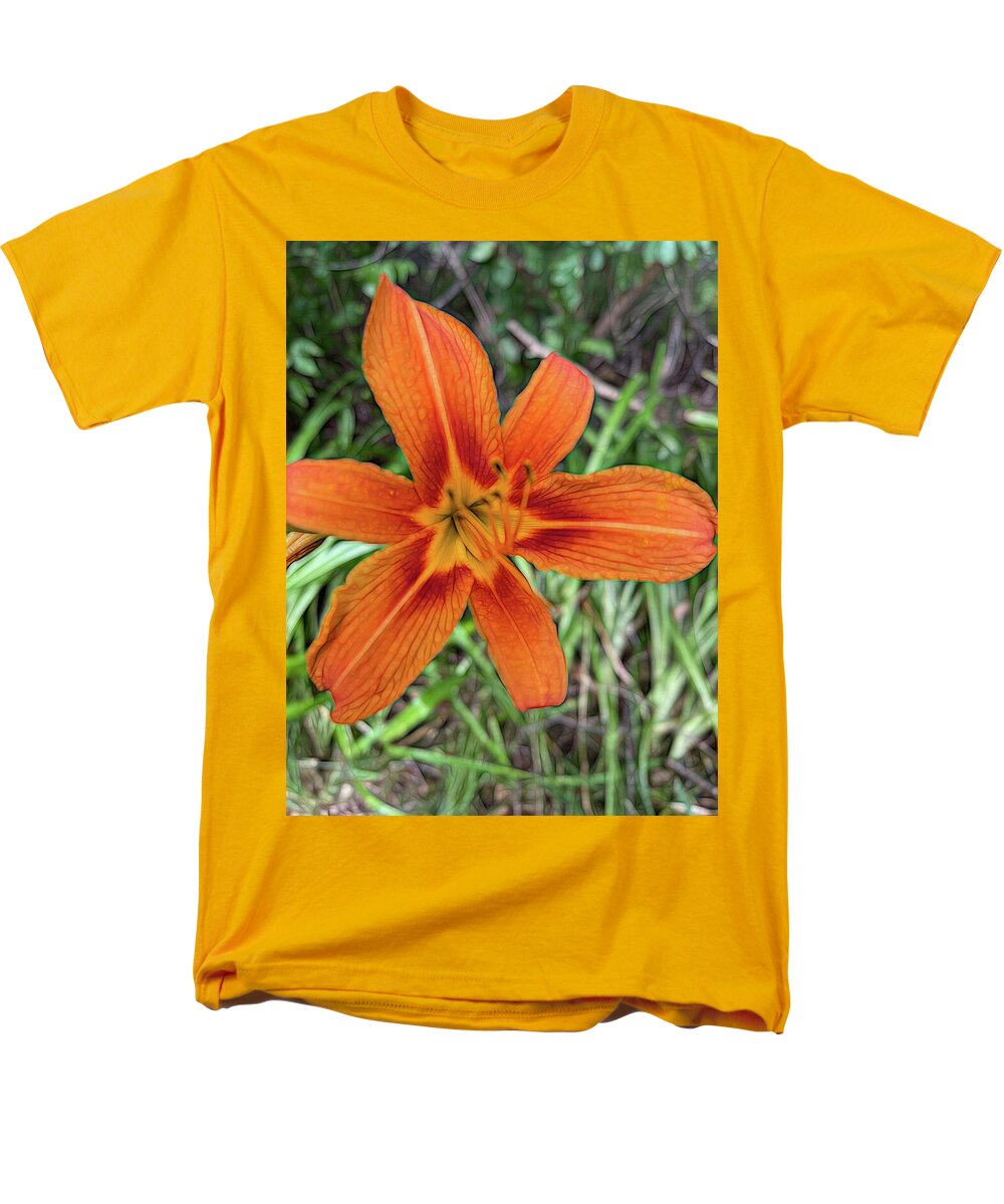 Late June Tiger Lily - Men's T-Shirt (Regular Fit)