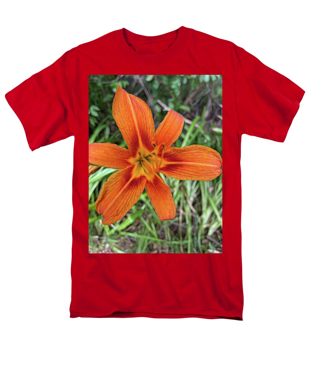 Late June Tiger Lily - Men's T-Shirt (Regular Fit)