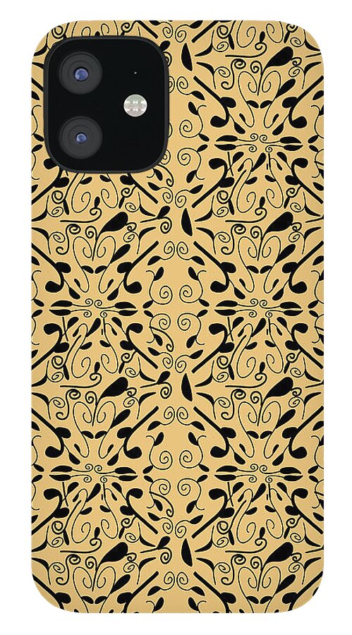 Leaf and Vine on Light Orange - Phone Case