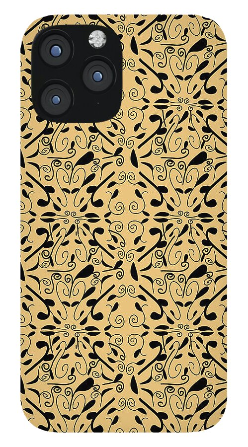 Leaf and Vine on Light Orange - Phone Case