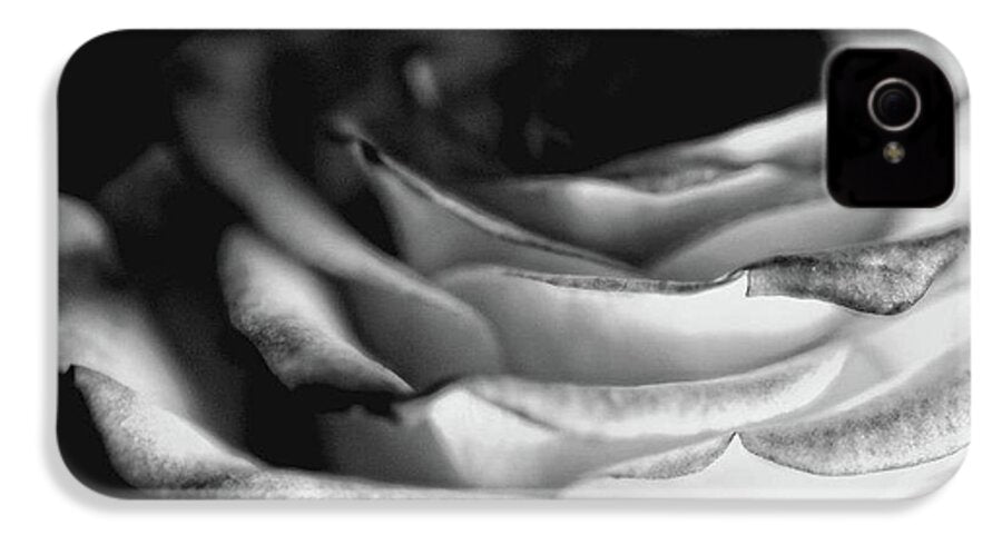 Light Black and White Rose - Phone Case