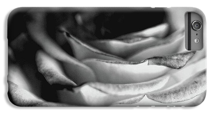 Light Black and White Rose - Phone Case