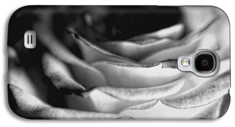 Light Black and White Rose - Phone Case