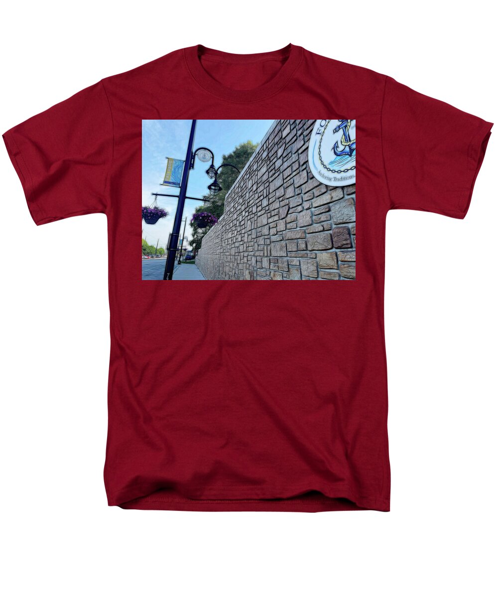 Local Lamp Fox Lake - Men's T-Shirt (Regular Fit)