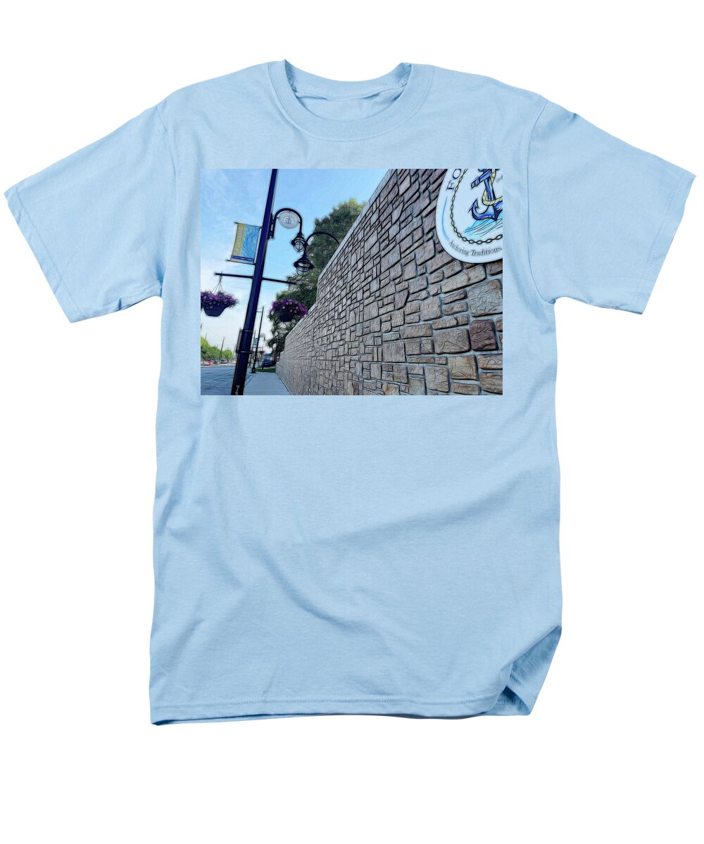 Local Lamp Fox Lake - Men's T-Shirt (Regular Fit)
