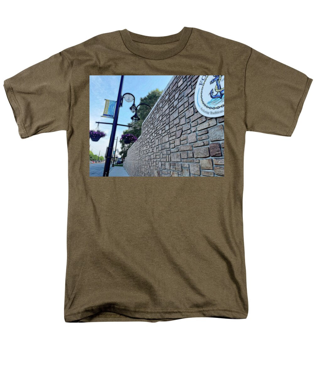 Local Lamp Fox Lake - Men's T-Shirt (Regular Fit)