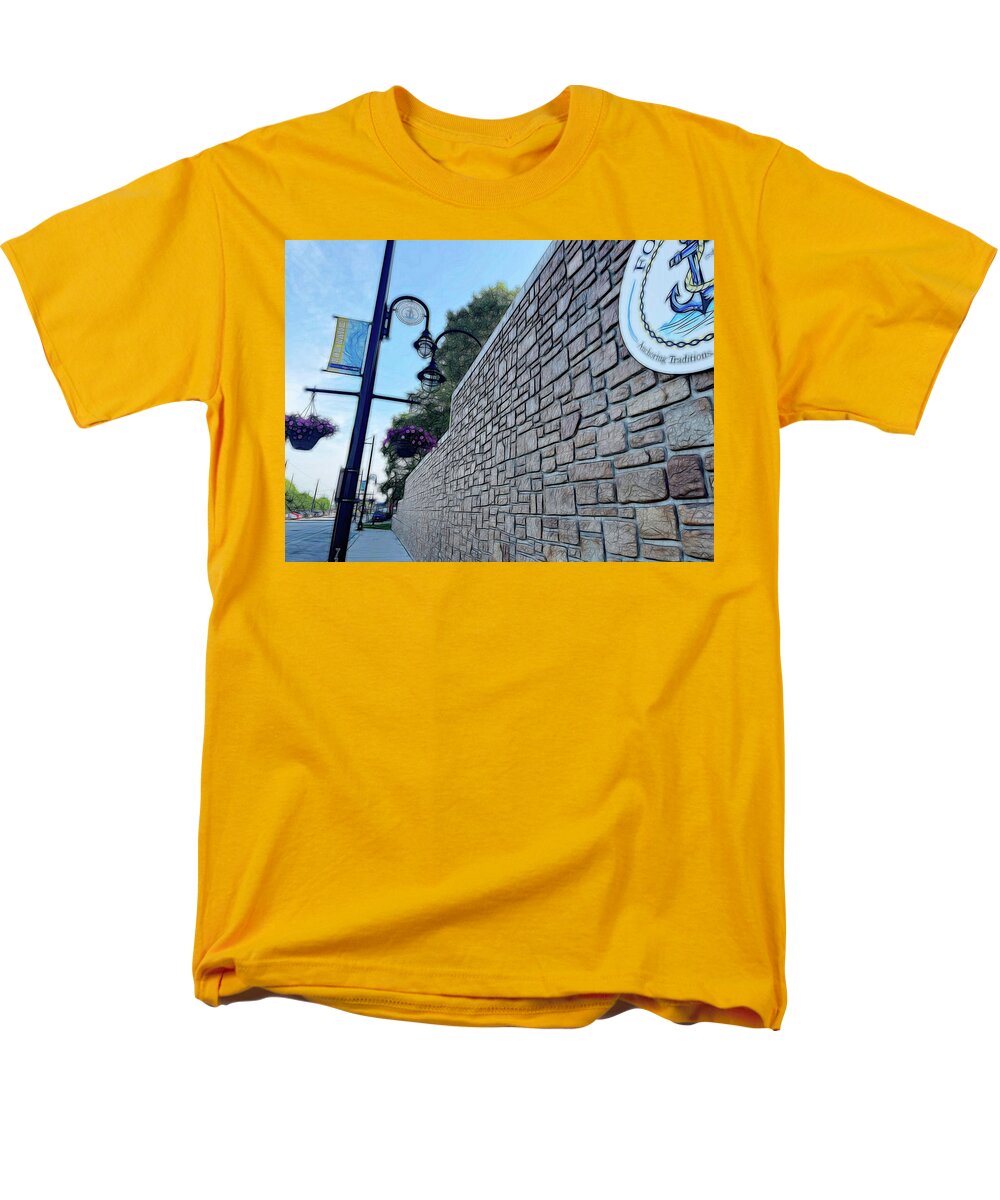 Local Lamp Fox Lake - Men's T-Shirt (Regular Fit)