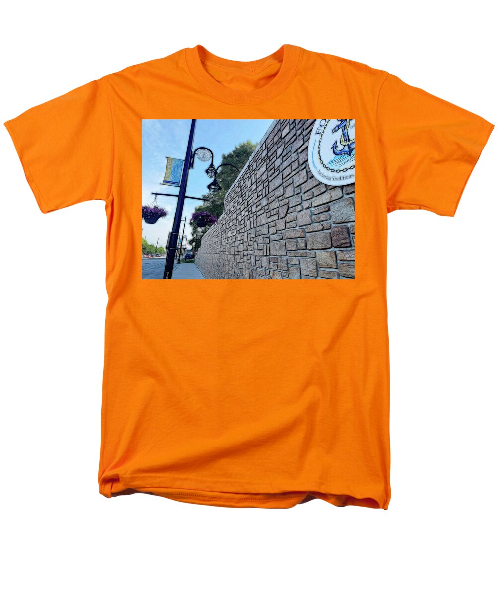 Local Lamp Fox Lake - Men's T-Shirt (Regular Fit)