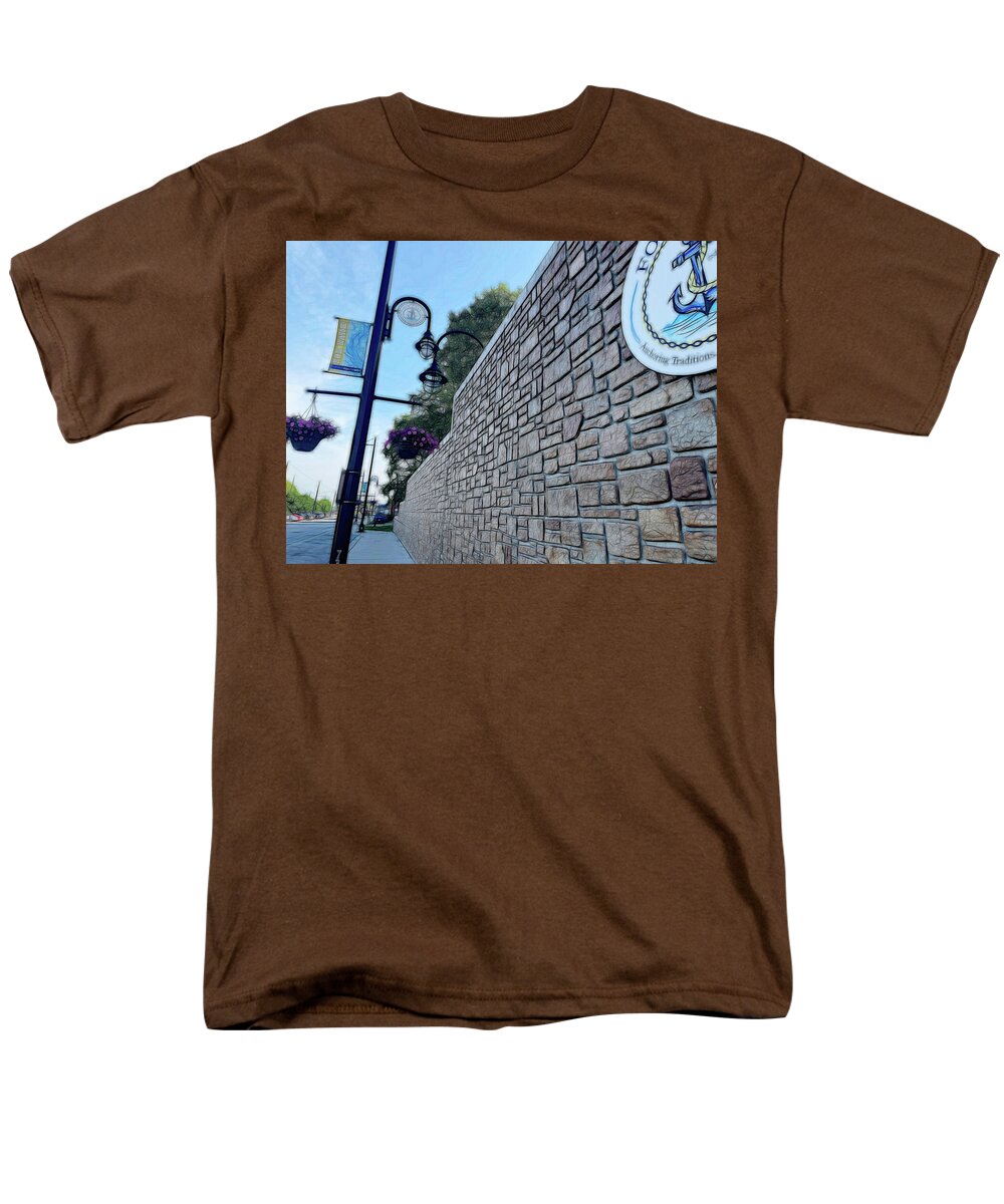 Local Lamp Fox Lake - Men's T-Shirt (Regular Fit)