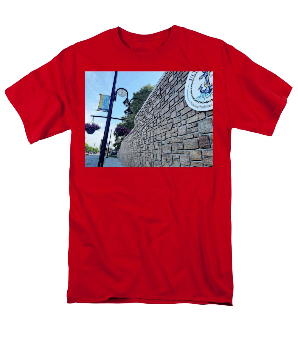 Local Lamp Fox Lake - Men's T-Shirt (Regular Fit)