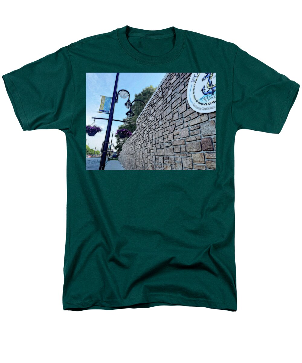 Local Lamp Fox Lake - Men's T-Shirt (Regular Fit)