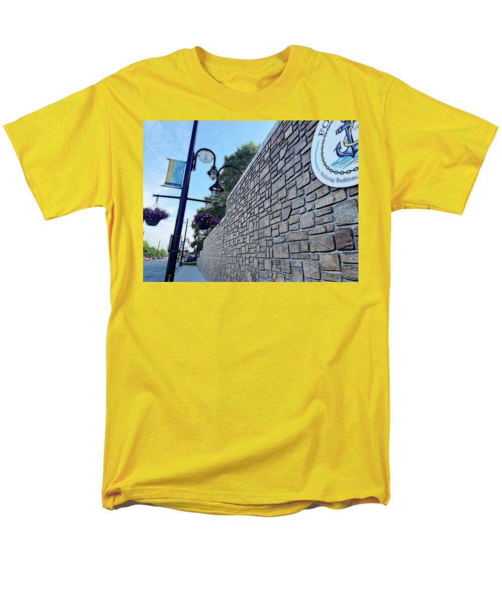Local Lamp Fox Lake - Men's T-Shirt (Regular Fit)