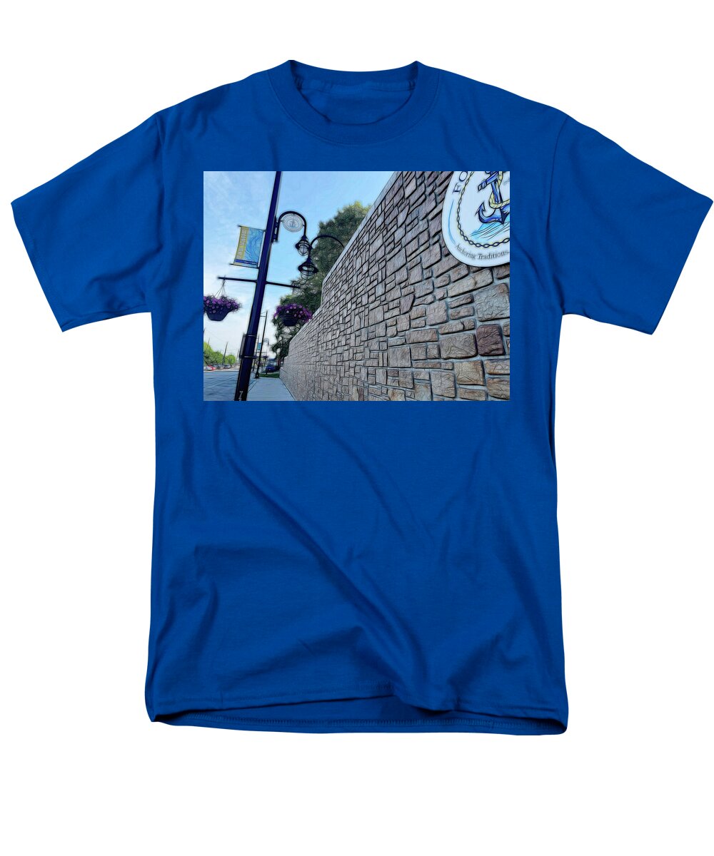 Local Lamp Fox Lake - Men's T-Shirt (Regular Fit)