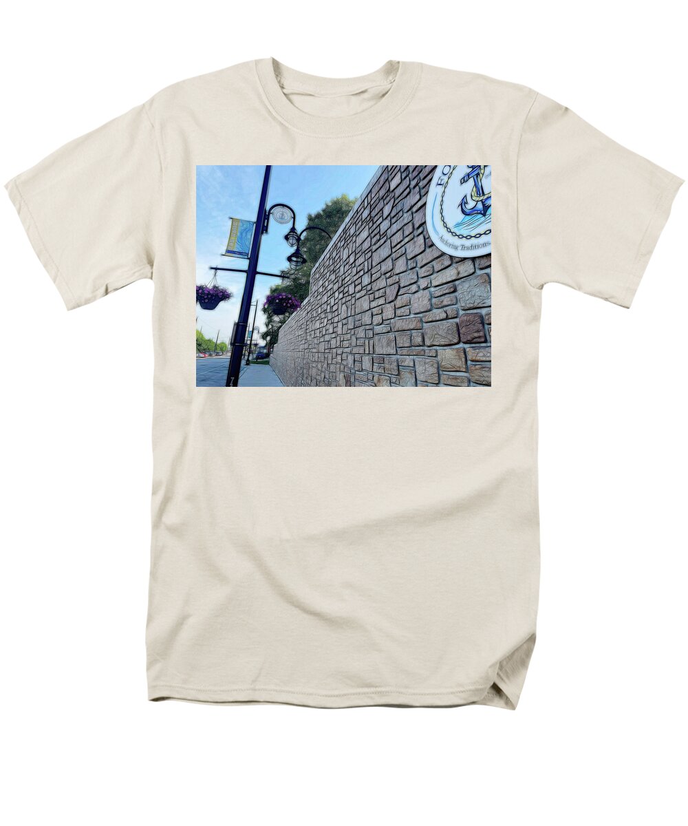 Local Lamp Fox Lake - Men's T-Shirt (Regular Fit)