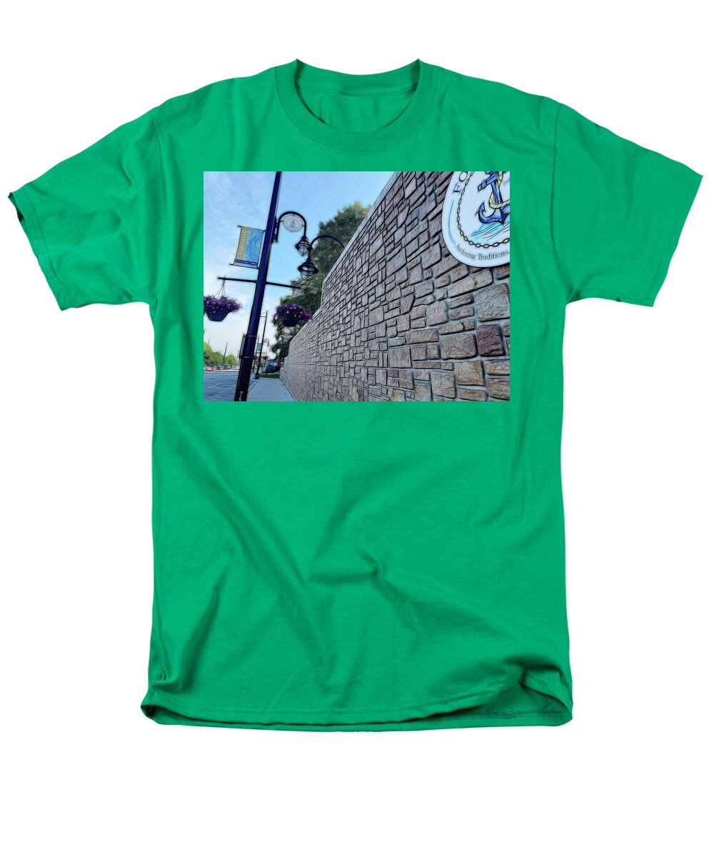 Local Lamp Fox Lake - Men's T-Shirt (Regular Fit)