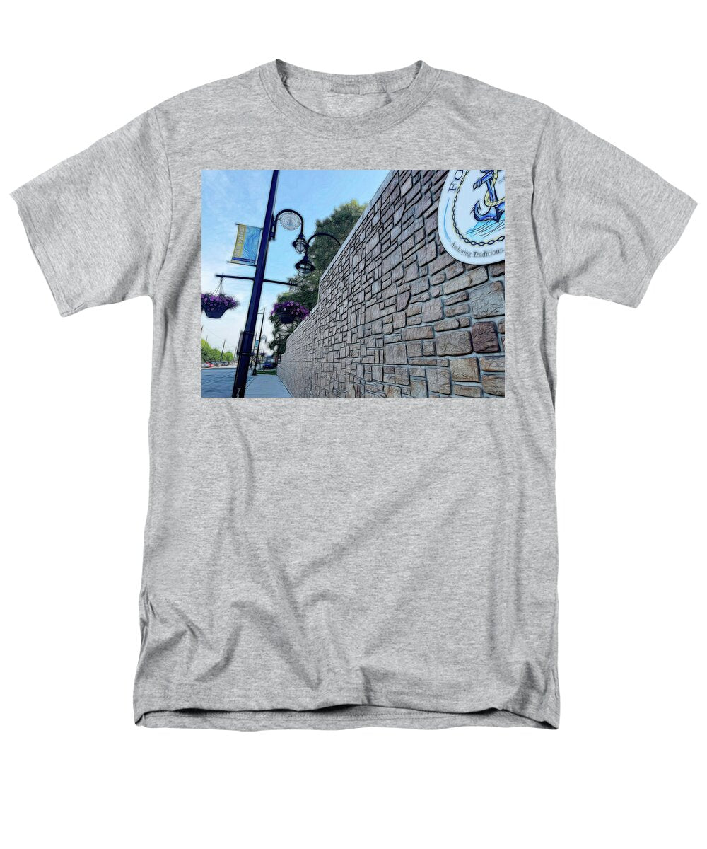 Local Lamp Fox Lake - Men's T-Shirt (Regular Fit)
