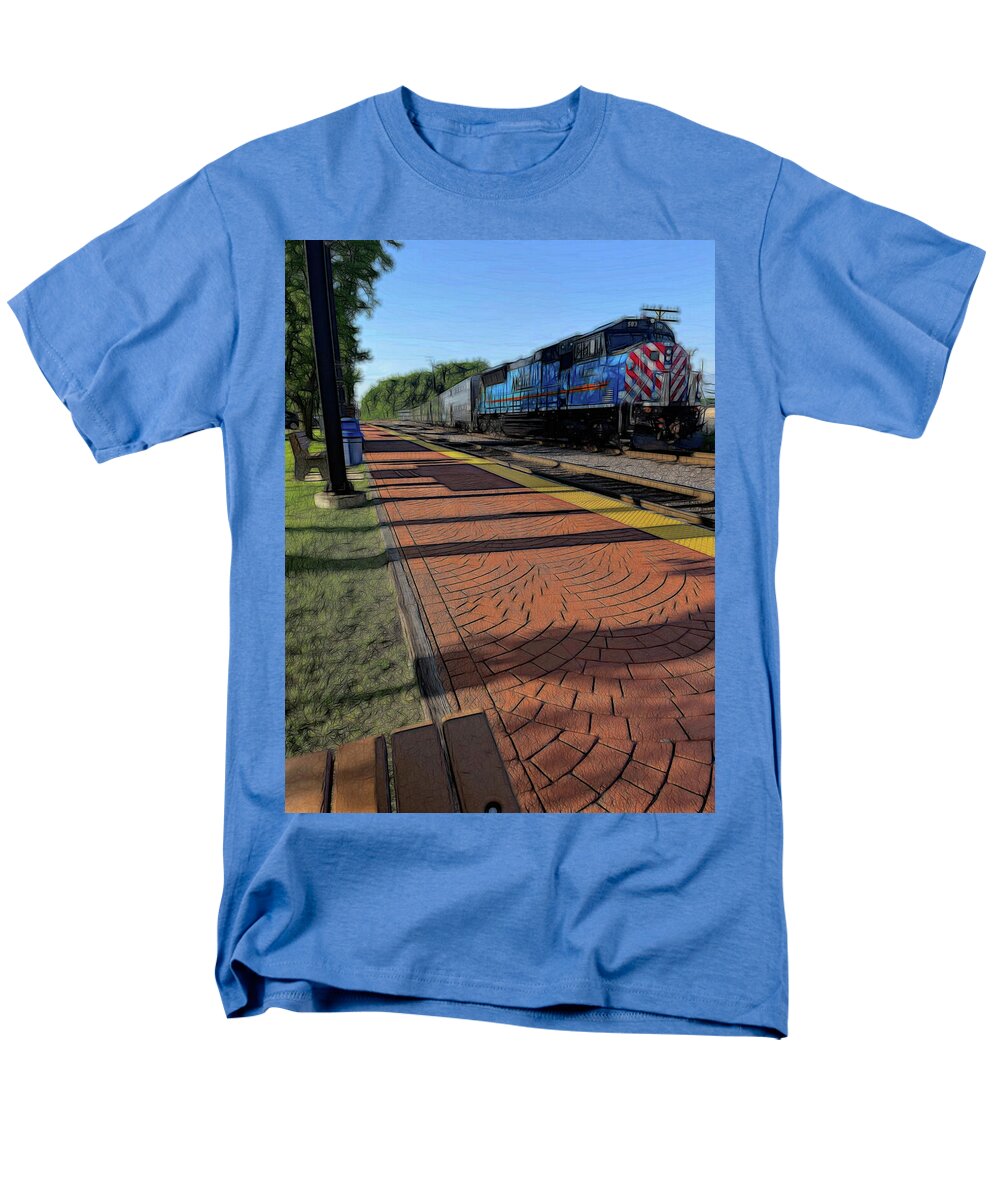Local Train Fox Lake - Men's T-Shirt (Regular Fit)