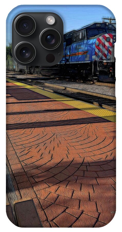 Local Train Fox Lake - Phone Case