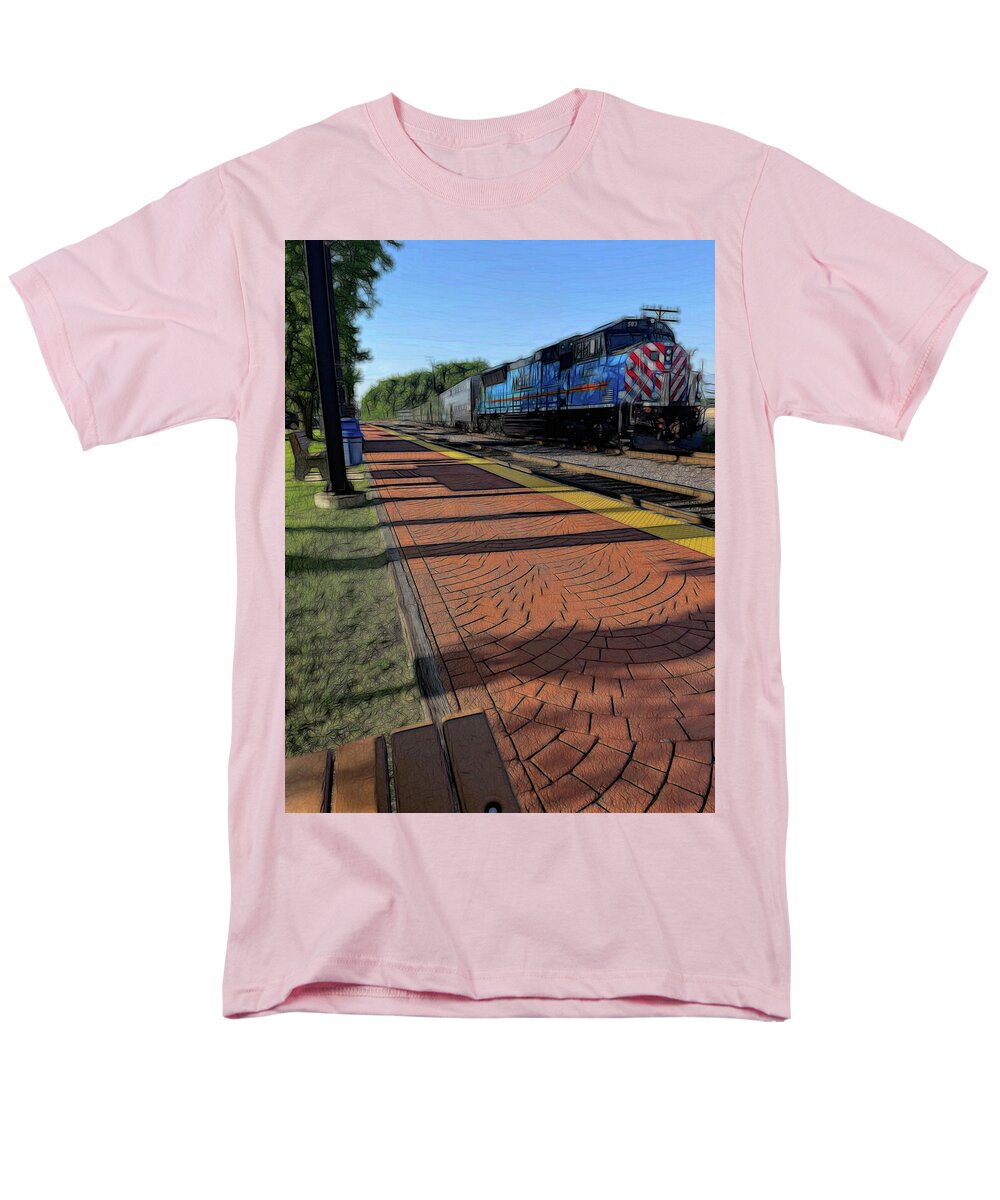 Local Train Fox Lake - Men's T-Shirt (Regular Fit)