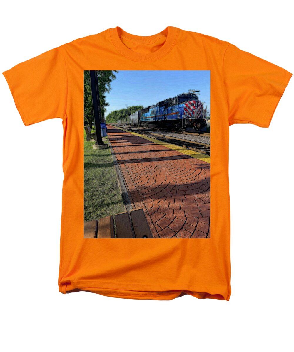 Local Train Fox Lake - Men's T-Shirt (Regular Fit)