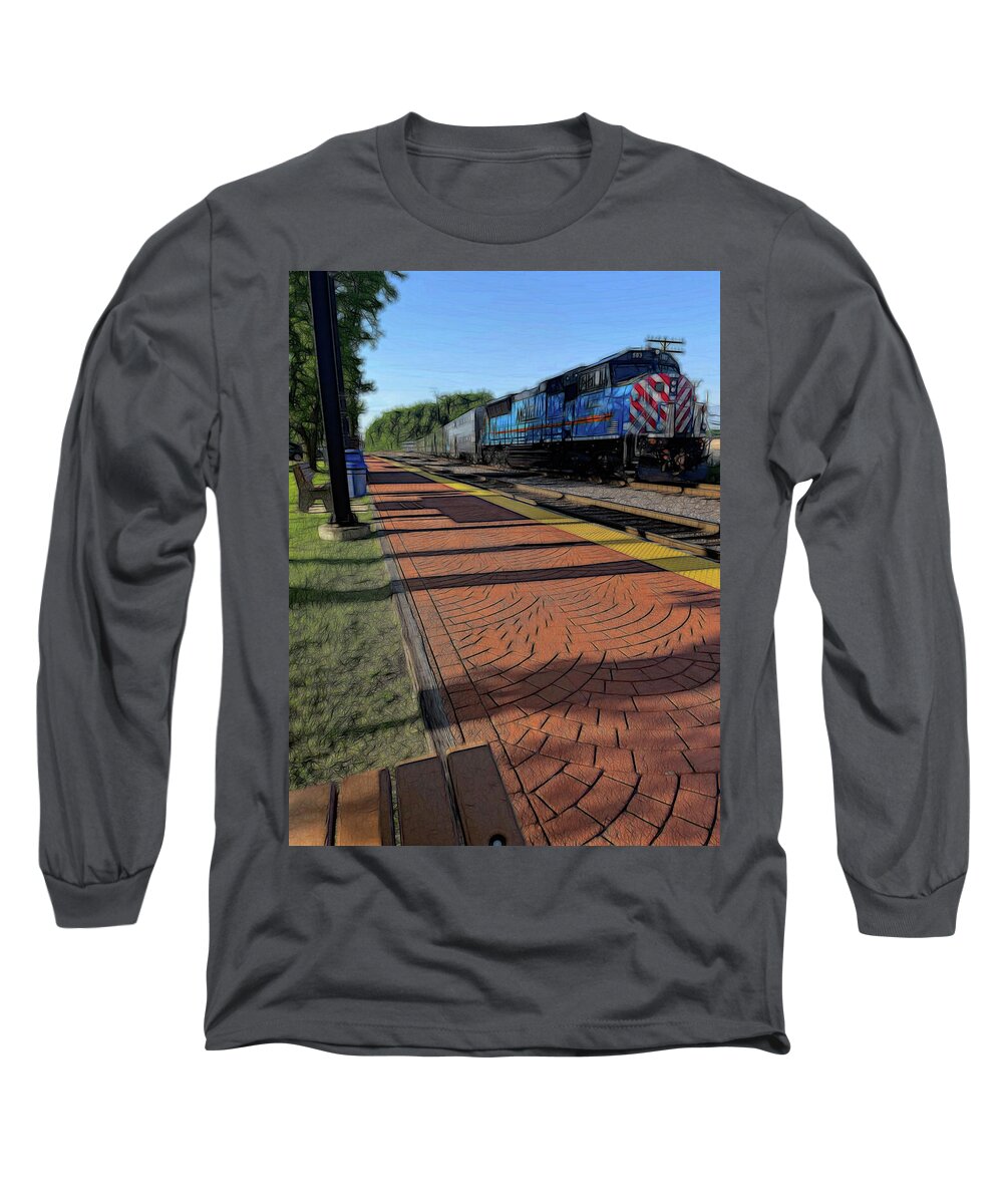 Local Train Fox Lake - Long Sleeve T-Shirt