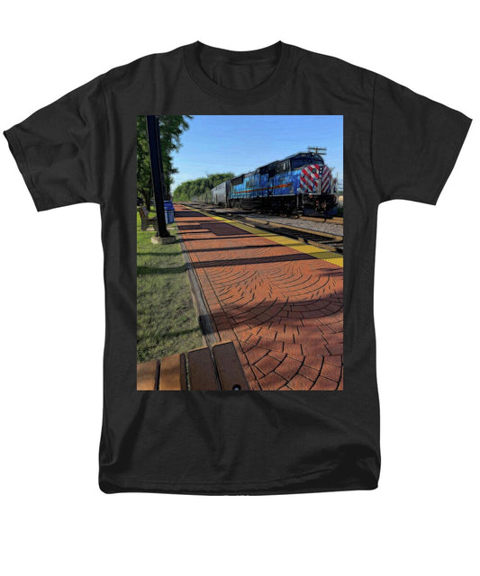 Local Train Fox Lake - Men's T-Shirt (Regular Fit)