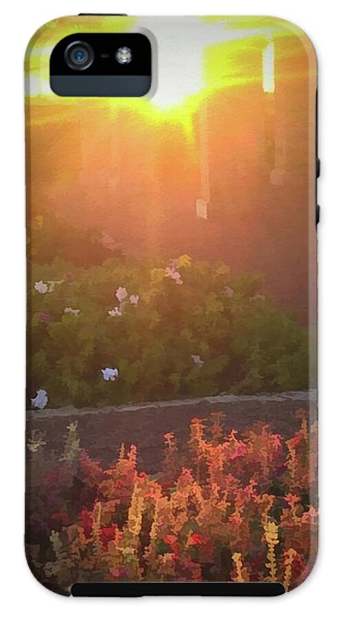 Morning Garden Walk - Phone Case