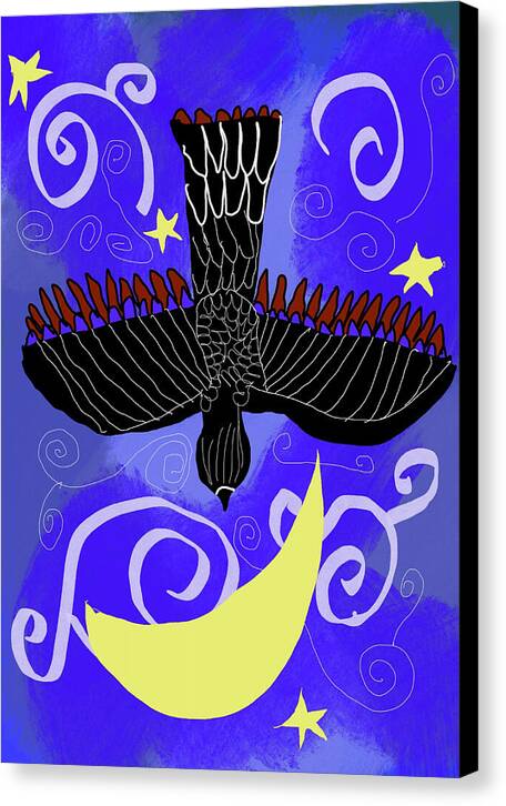 Night Hawk - Canvas Print
