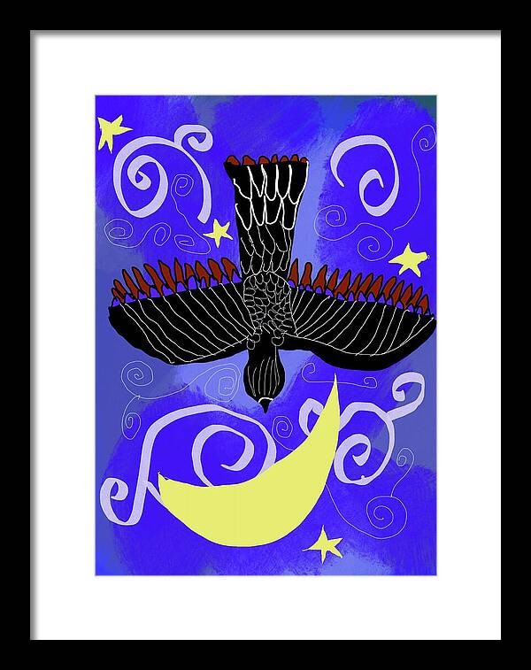Night Hawk - Framed Print