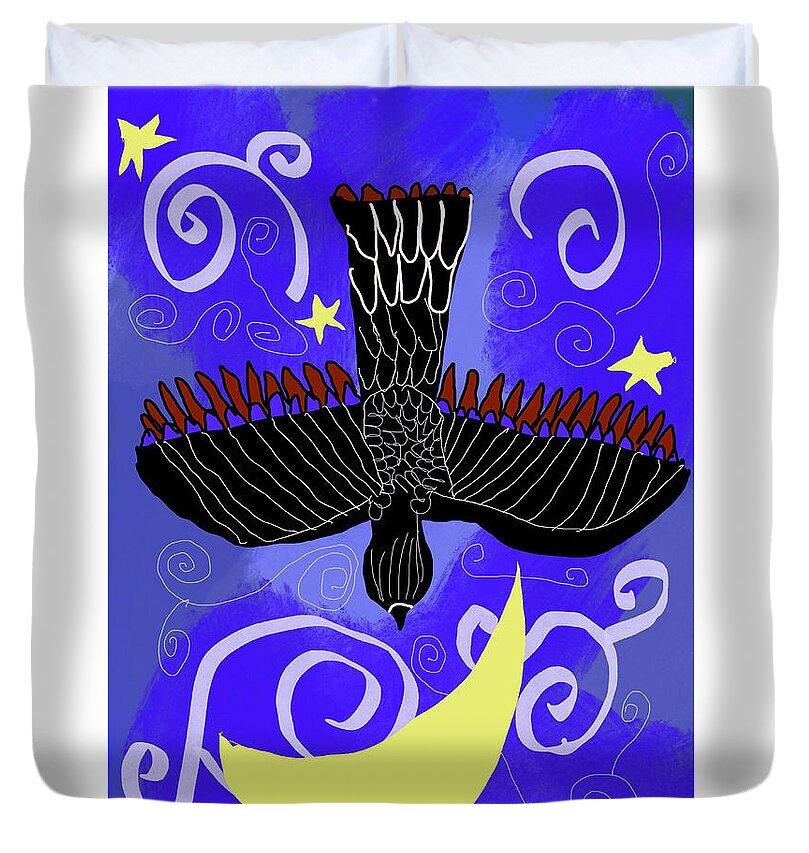 Night Hawk - Duvet Cover