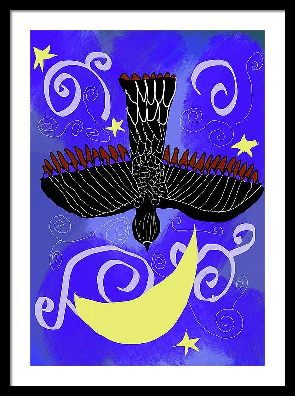 Night Hawk - Framed Print