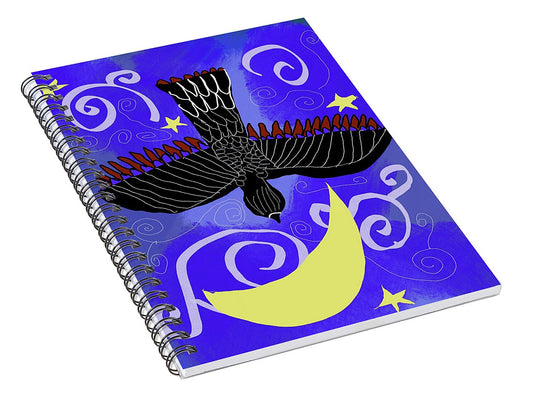 Night Hawk - Spiral Notebook