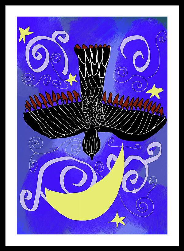 Night Hawk - Framed Print