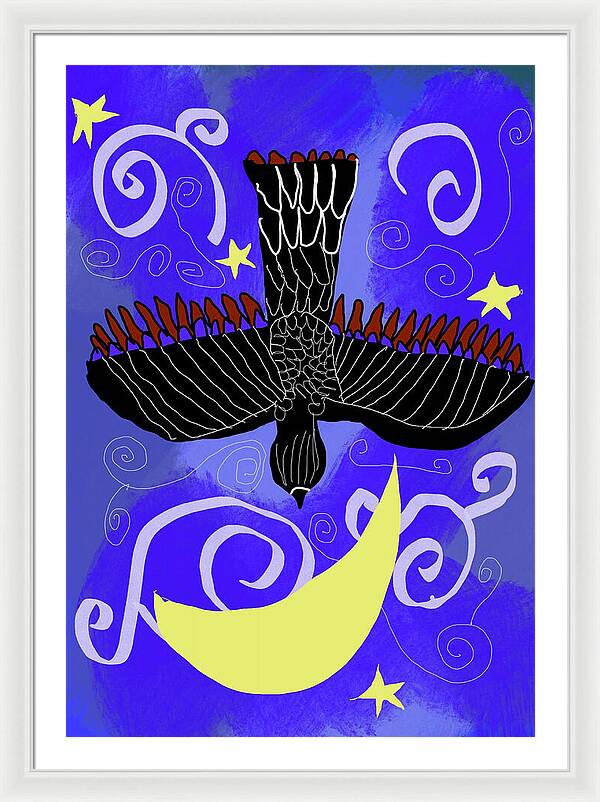 Night Hawk - Framed Print