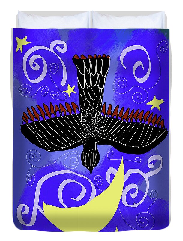 Night Hawk - Duvet Cover
