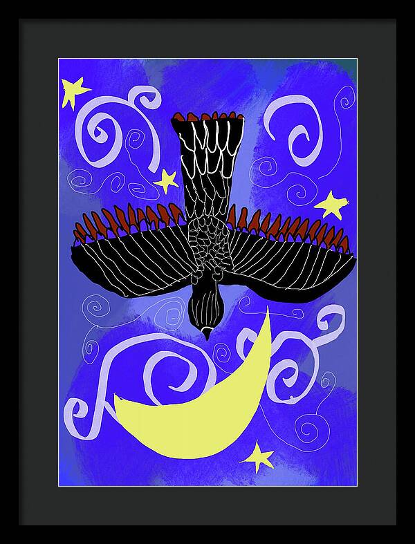 Night Hawk - Framed Print