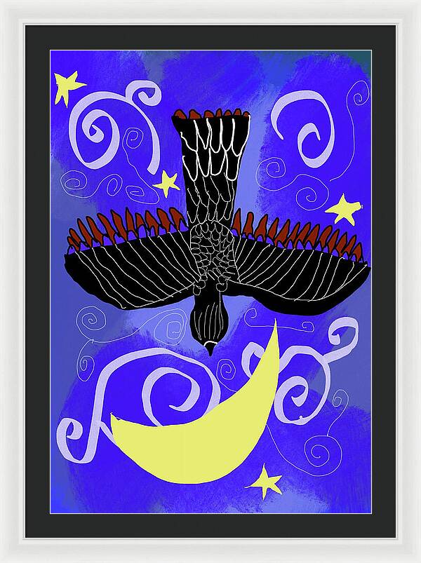 Night Hawk - Framed Print